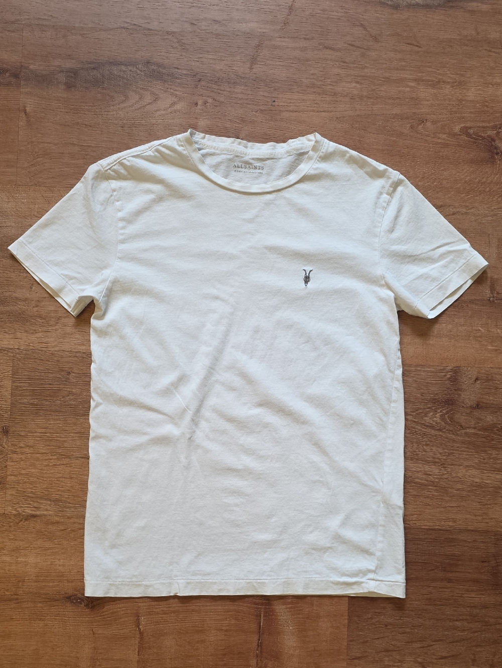 All Saints Men's Crew Neck T-Shirt in Off-White